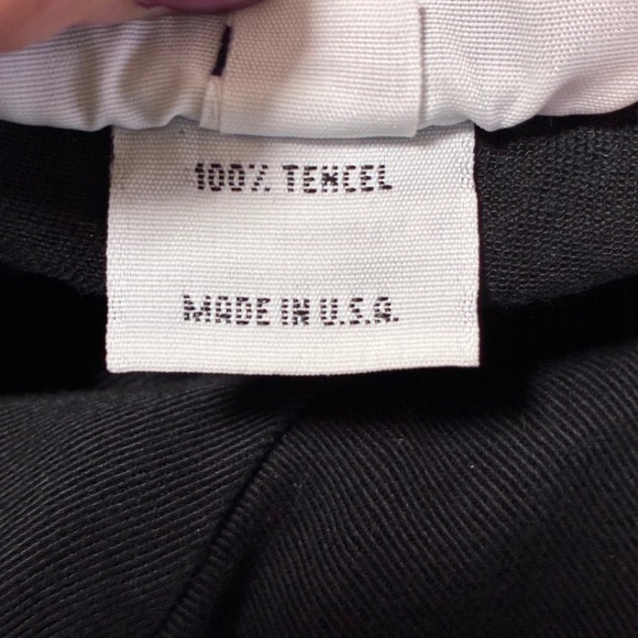 Bryn Walker Lagenlook Black Tencel Elastic Waist Pant Made in USA Women Size S - Picture 7 of 11